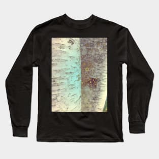 Autumn Birch Tree Abstract Long Sleeve T-Shirt